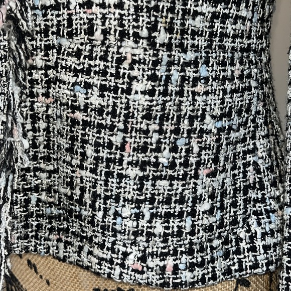 Single Breasted Tweed Jacket Blazer - Picture 5 of 10